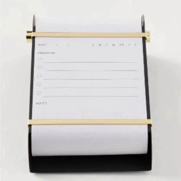 Hearth & Hand Black and Gold Metal Note Roll. NWT - Picture 3 of 16